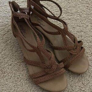 Deflex Comfort open toe sandals - small wedge